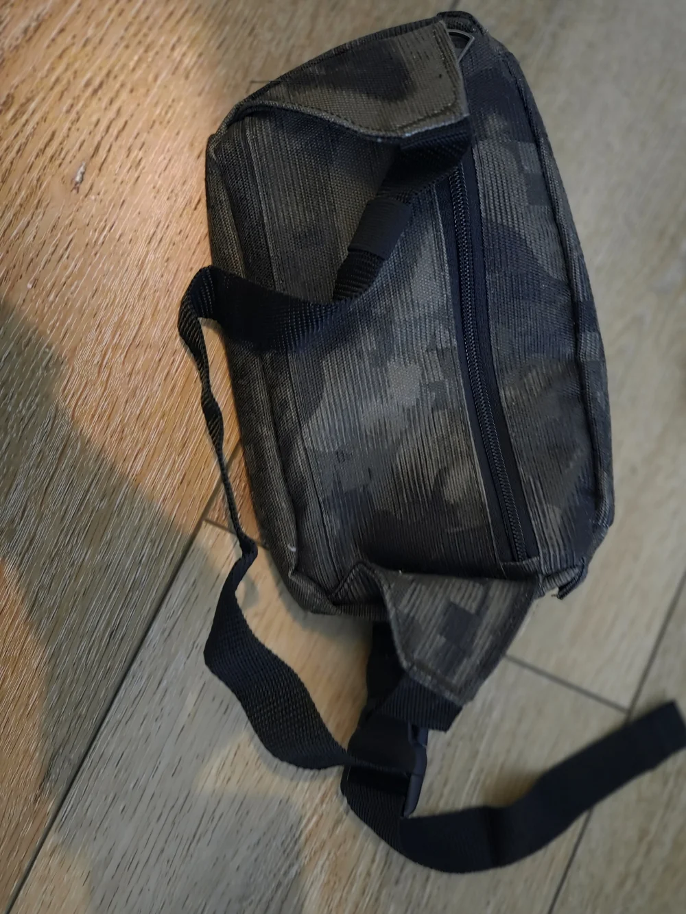 Vans Men's Camo Checker Waist Bag - Green & Black